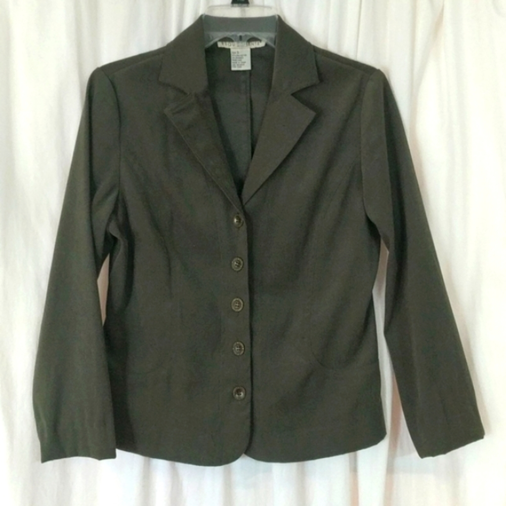Requirements Boyfried Sage Green Basic Fall Blazer - image 2